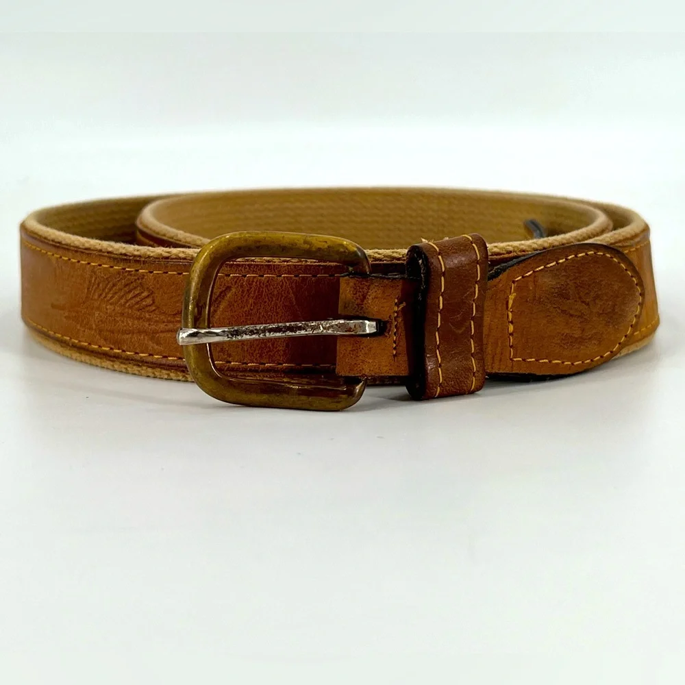 Sailfish‎ Leather & Canvas Belt 42